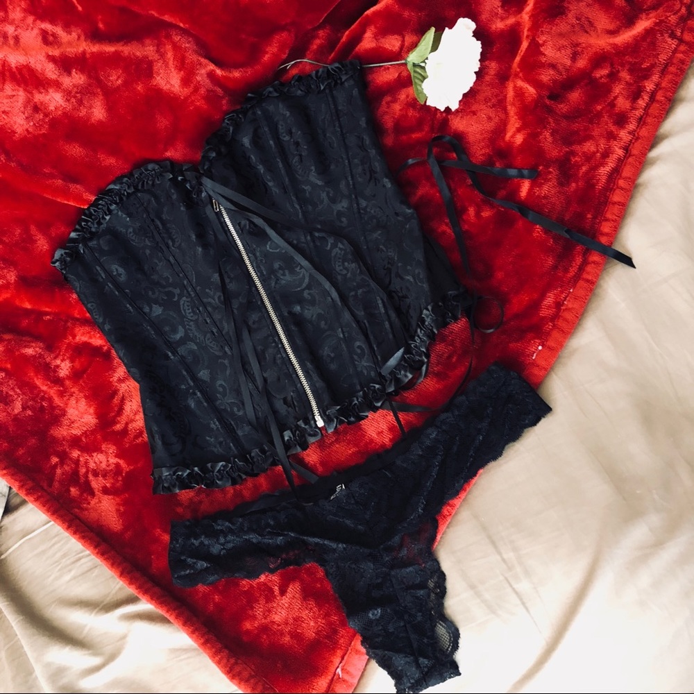 Adore Me Heidi Corset and Panty Set